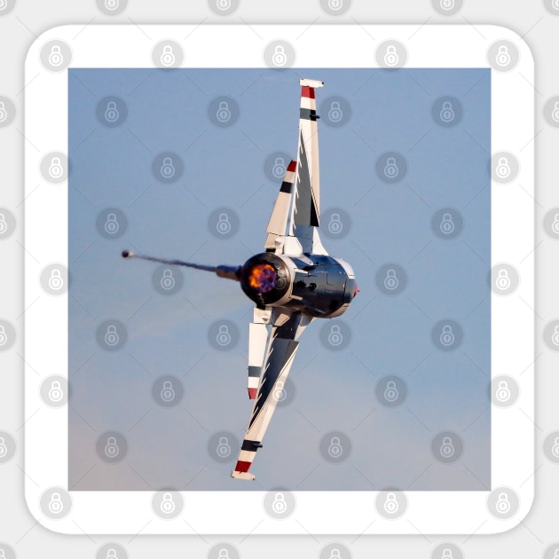 Thunderbird F-16C Afterburner Sticker by acefox1